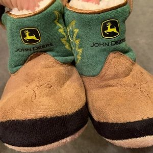 John Deere boot slippers